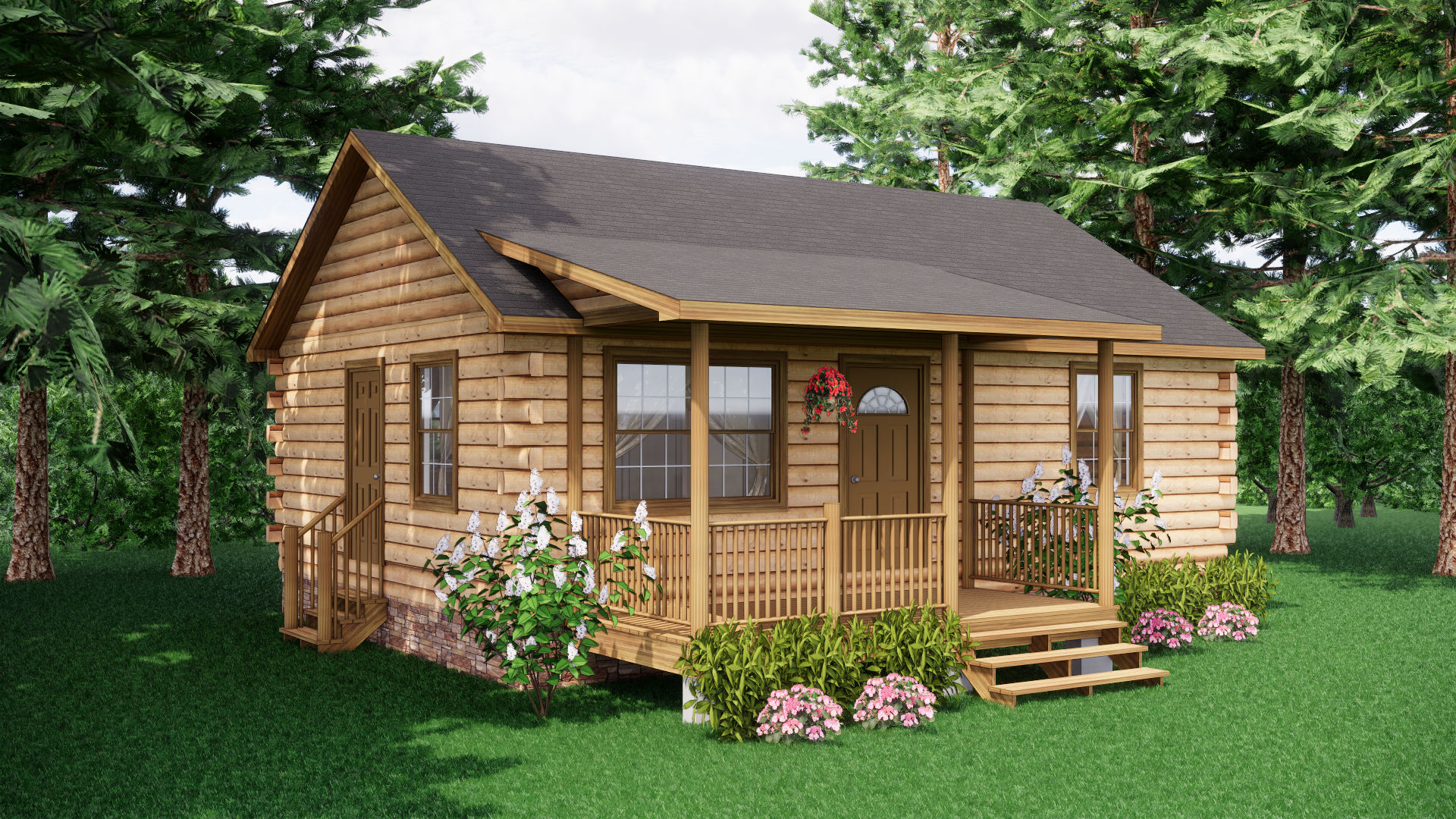 Experience Rustic Elegance with the Bear Paw Log Cabin for $61,995
